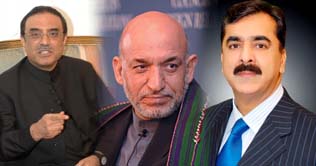 Karzai rings Zardari, Gilani 